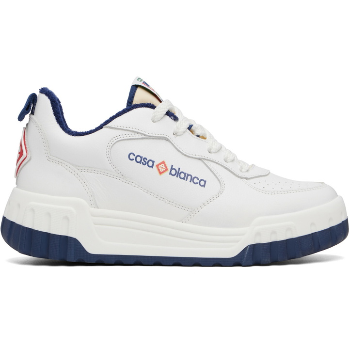 Photo: Casablanca White Court Sneakers