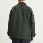 Drake's Men's Waxed Coverall Jacket in Emerald Green
