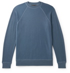 Loro Piana - Ribbed Cashmere and Silk-Blend Sweater - Blue