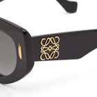 Loewe Eyewear Oversized Cat Eye Sunglasses in Black 