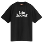 Late Checkout Men's Logo T-Shirt in Black