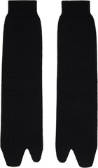Maison Margiela Black Bootleg Tabi Socks