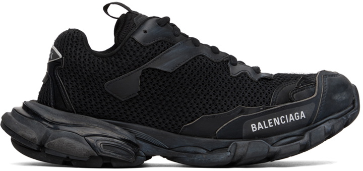 Photo: Balenciaga Black Track.3 Sneakers