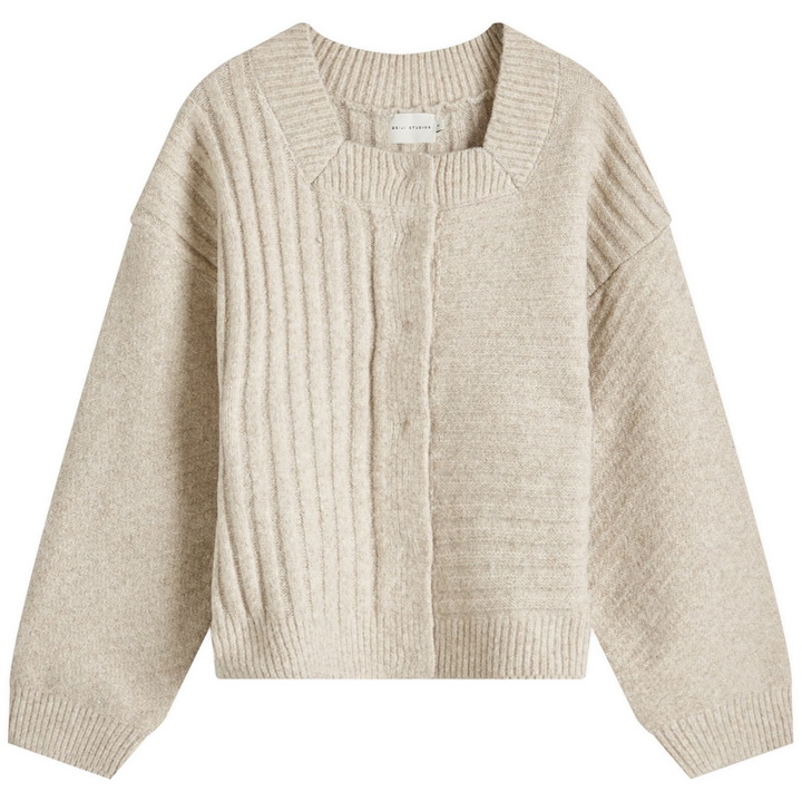 Photo: Deiji Studios Women's OS Square Cardigan in Off-White