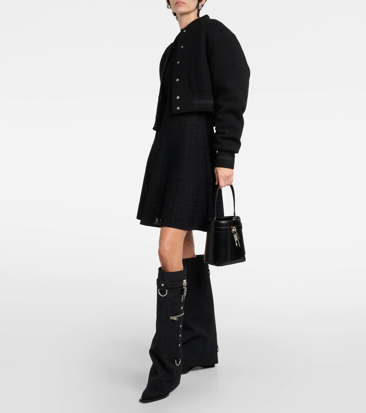 Givenchy Canvas boots GIVENCHY Trekker leather-trimmed suede ankle boots | NET-A  main image 2