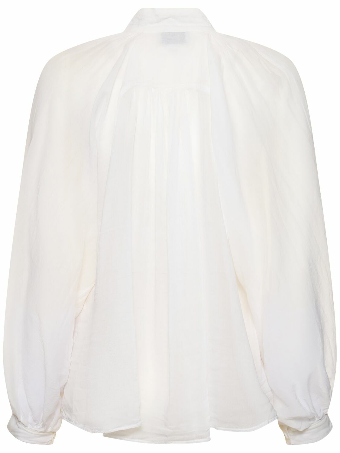 Forte_Forte Beige Cotton Pattern Shirt