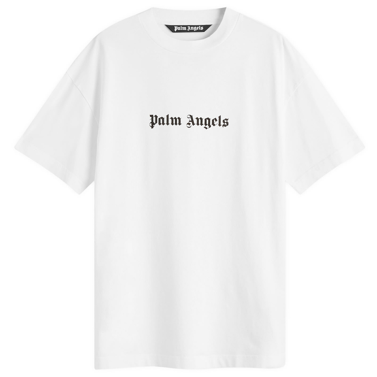 Palm Angels Logo T Shirt White NY MONOGRAM SPRAY TEE In WHITE For