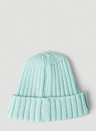 Chunky Knit Beanie Hat in Blue