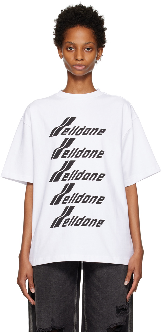 We11done White Selldone T-Shirt We11done