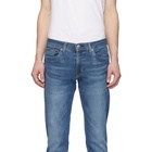 Levis Blue 511 Slim-Fit Flex Jeans