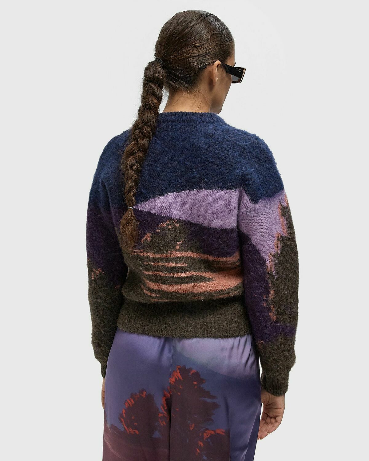 Lacoste KNIT SWEAT Multi-color Womens Pullover