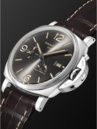 PANERAI - Luminor Due GMT Automatic 45mm Stainless Steel and Alligator Watch, Ref. No. PAM00944