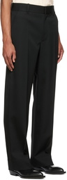 Bottega Veneta Black Wool Trousers