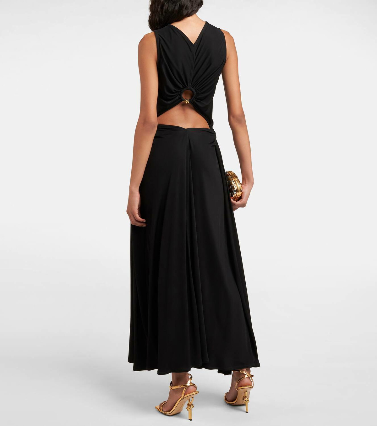 Bottega Veneta Viscose Jersey Dress 831590v4yx0 1000