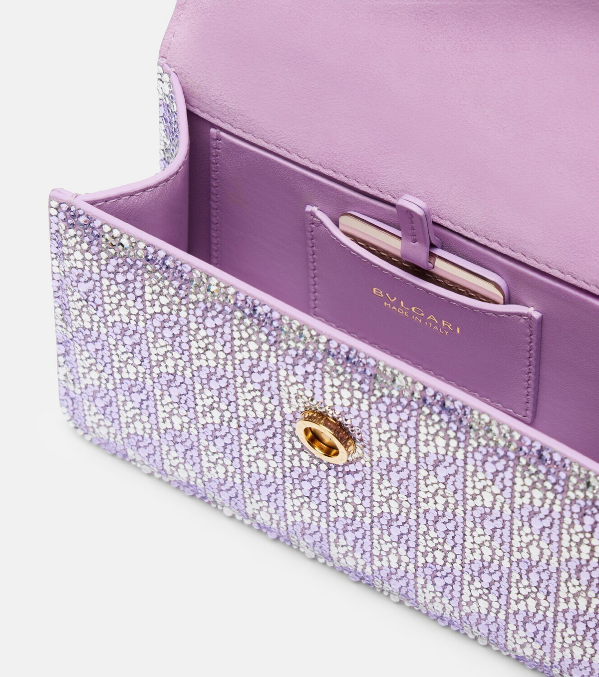 Bvlgari Serpenti Forever Mini leather top-handle bag
