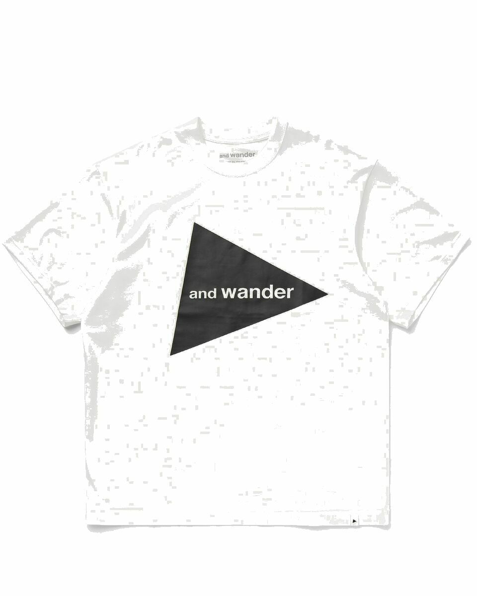 Photo: And Wander And Wander Big Logo Tee White - Mens - Shortsleeves