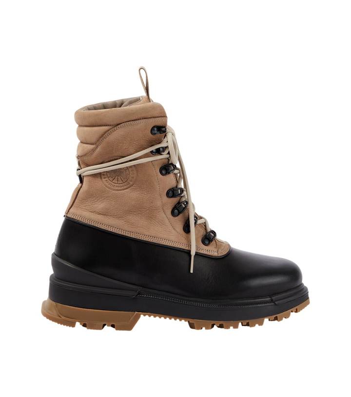 Photo: Canada Goose Leo suede and leather ankle boots