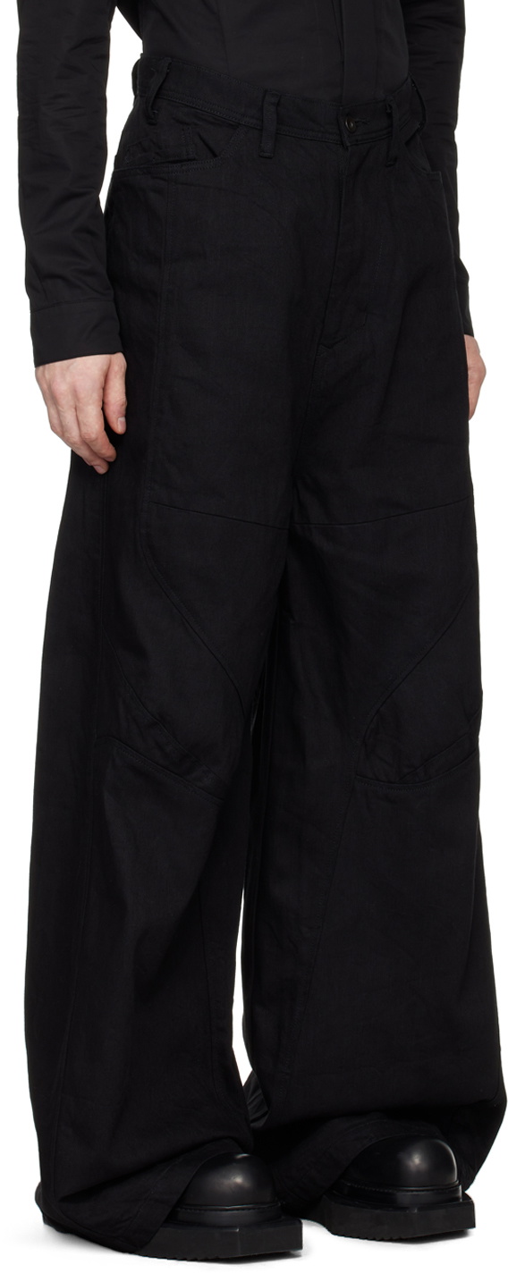 Julius Black Wide Leg Jeans Julius