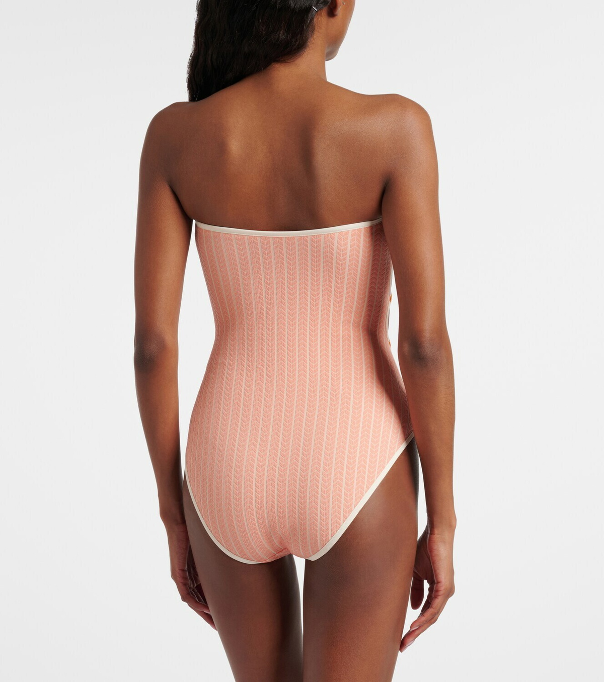 Eres Golden chevron swimsuit