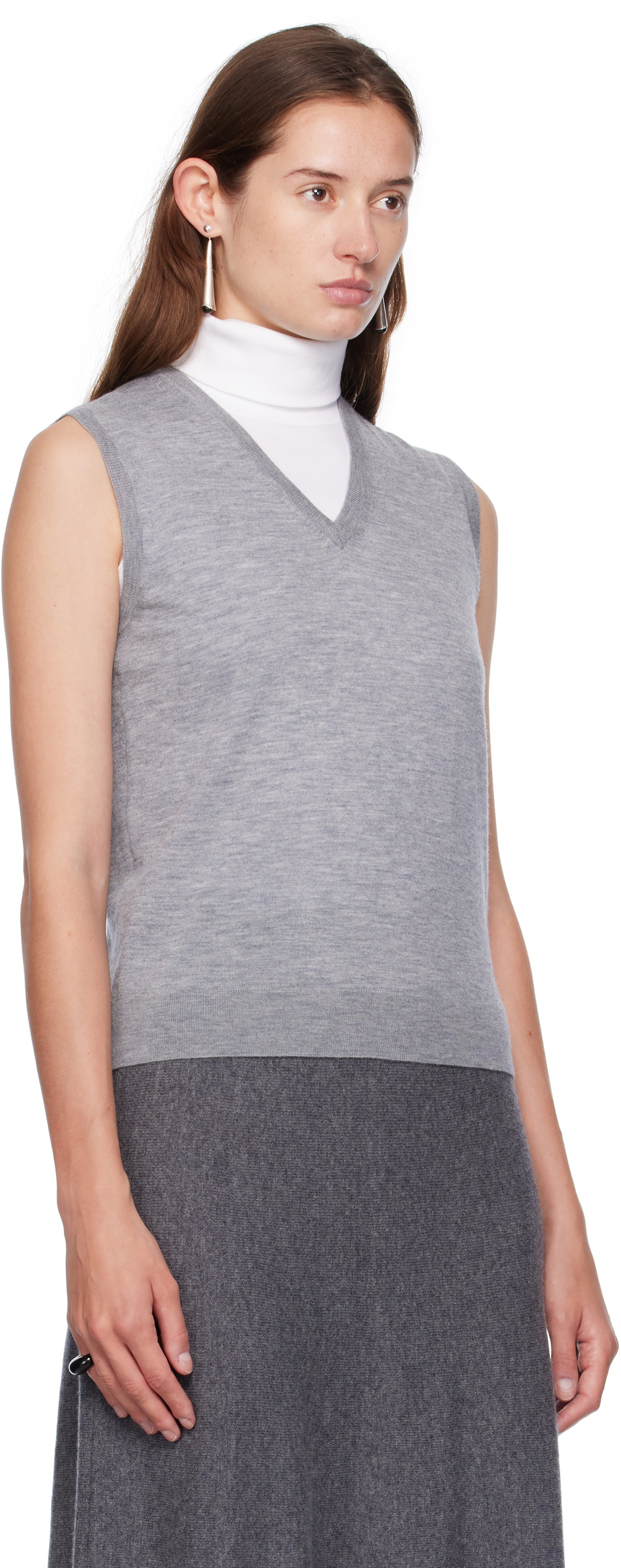 LISA YANG Gray Lauri Vest