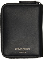 Common Projects Black Zip Coin Case Wallet