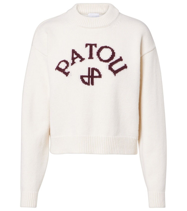 Photo: Patou Logo wool and cashmere sweater