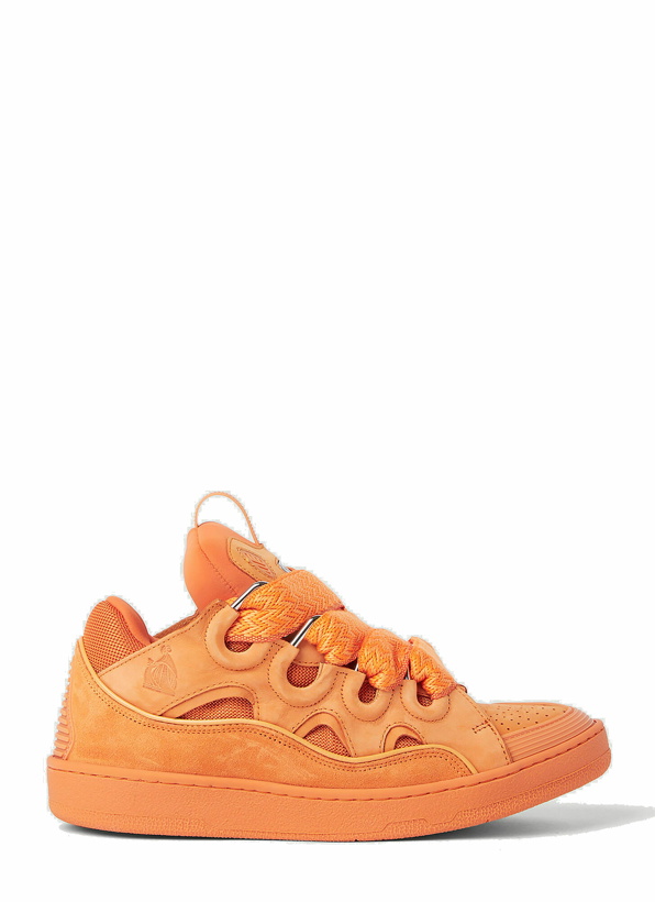 Photo: Lanvin - Curb Sneakers in Orange