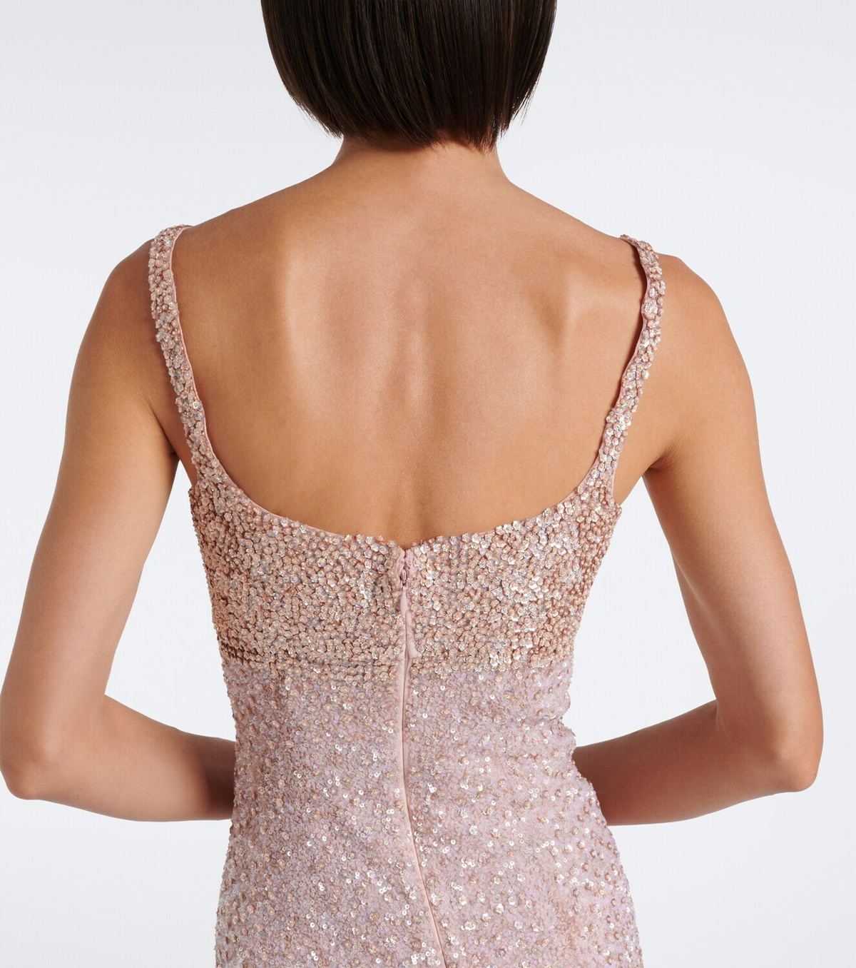Là Fuori Maris sequined minidress