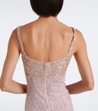 Là Fuori Maris sequined minidress