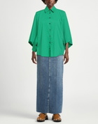 Jijil Womens Shirt Emerald in Green