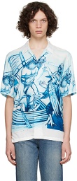 Endless Joy White & Blue Odysseus Shirt