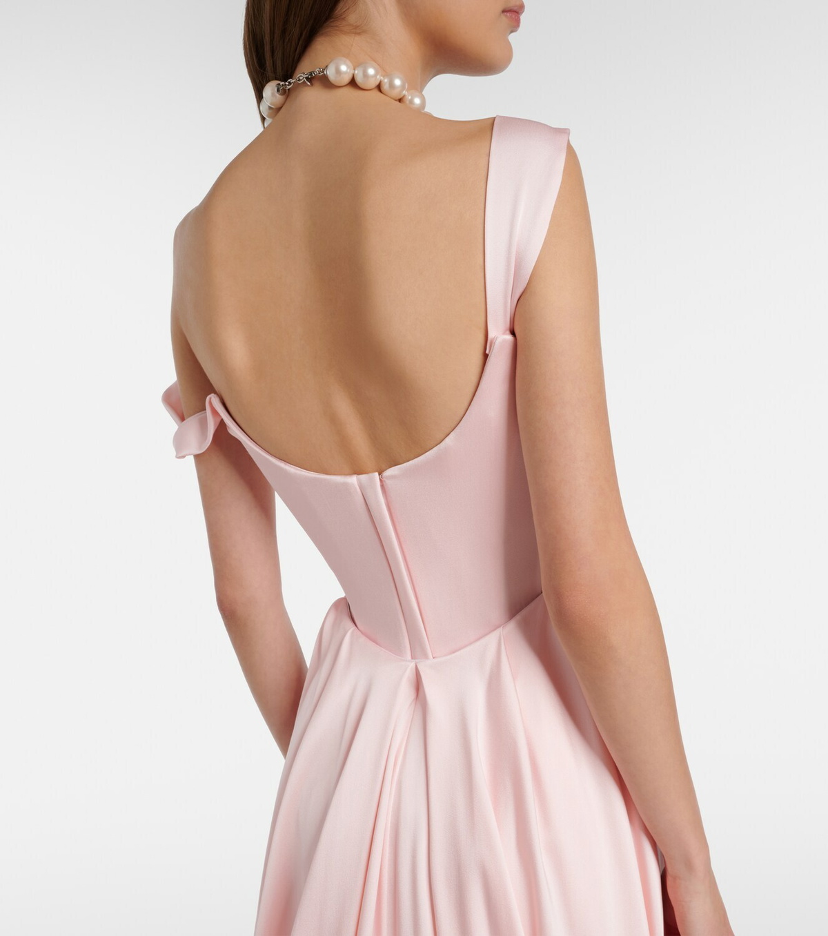 Vivienne Westwood Nova Grace draped asymmetric gown