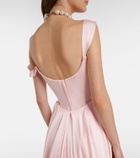 Vivienne Westwood Nova Grace draped asymmetric gown