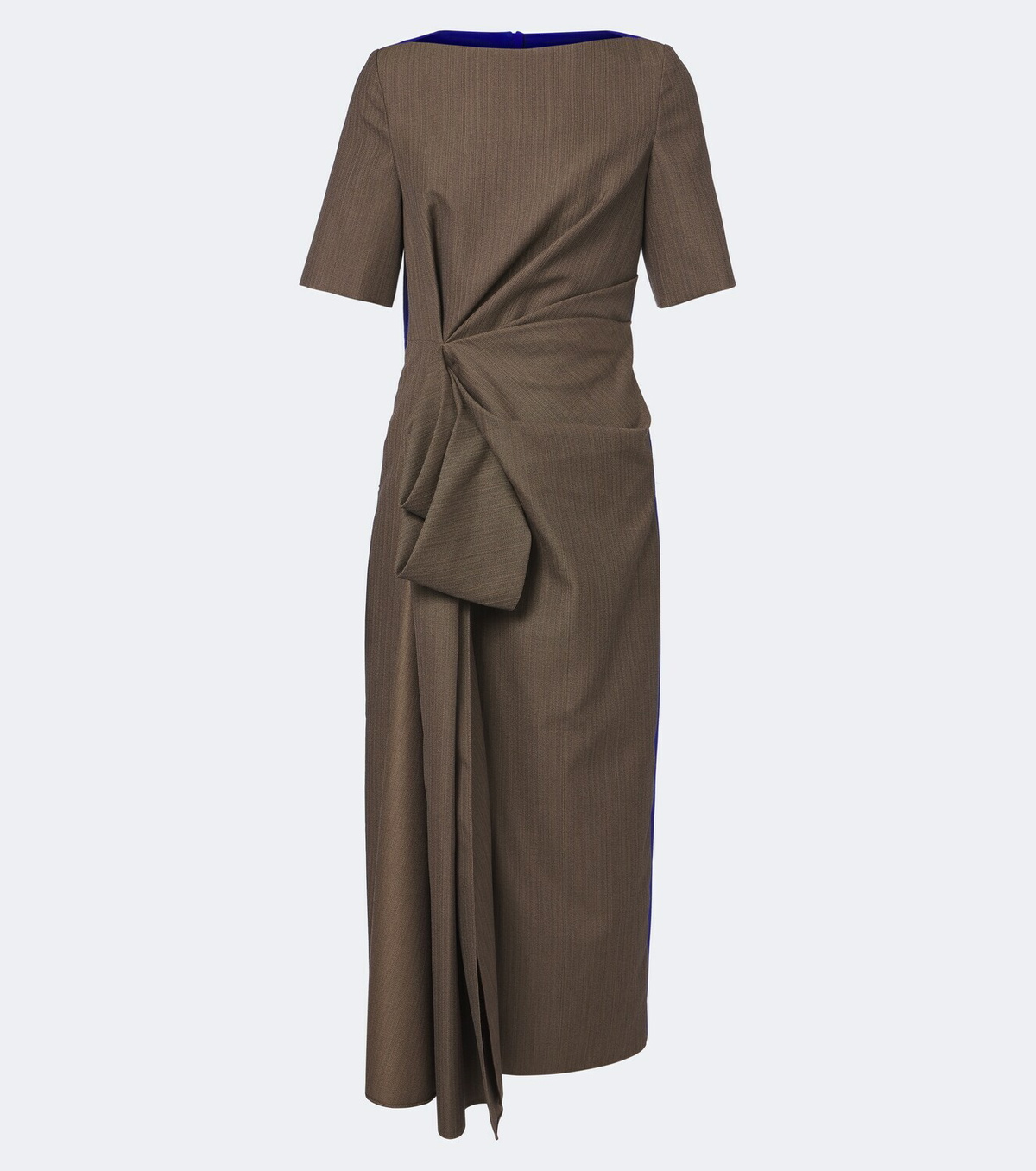 Roksanda Caia draped wool midi dress