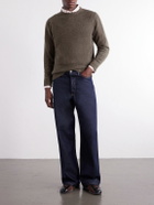 Anderson & Sheppard - Super Soft Rib-Trimmed Cashmere Sweater - Brown