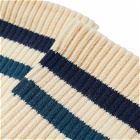Lite Year Stripe Crew Sock in Cream