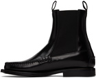 HEREU Black Alda Chelsea Boots