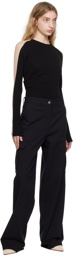 Theory Black Wide-Leg Trousers