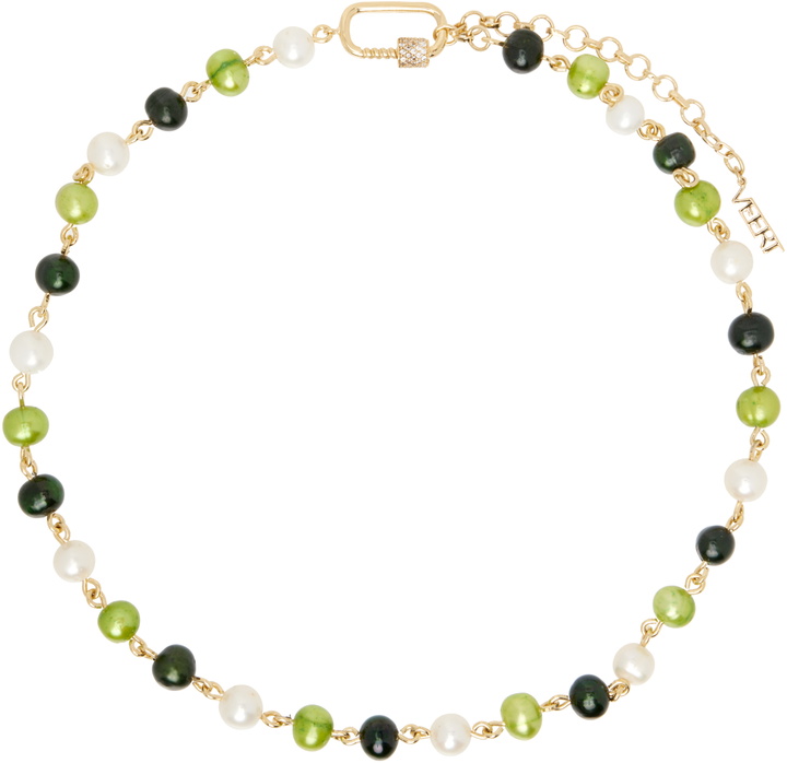Photo: VEERT 'The Single Multi Green Freshwater Pearl' Necklace