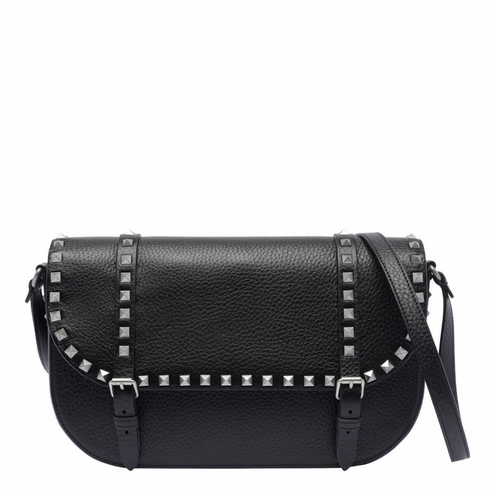 Photo: Valentino Garavani Large Rockstud Messenger Bag