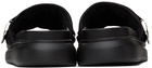 Alexander McQueen Black Logo Slides