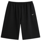 Nike Women's Fleece Bermuda Shorts in Black/Sail