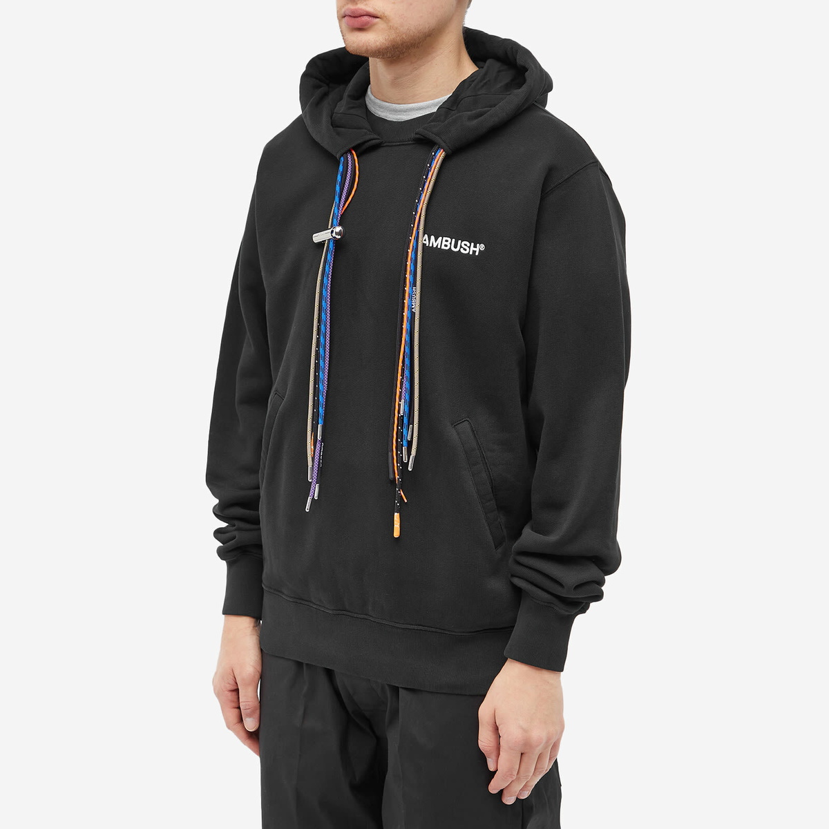 Ambush Men's Multicord Popover Hoodie in Black Ambush