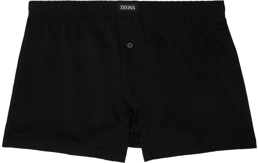 ZEGNA Black Patch Boxers