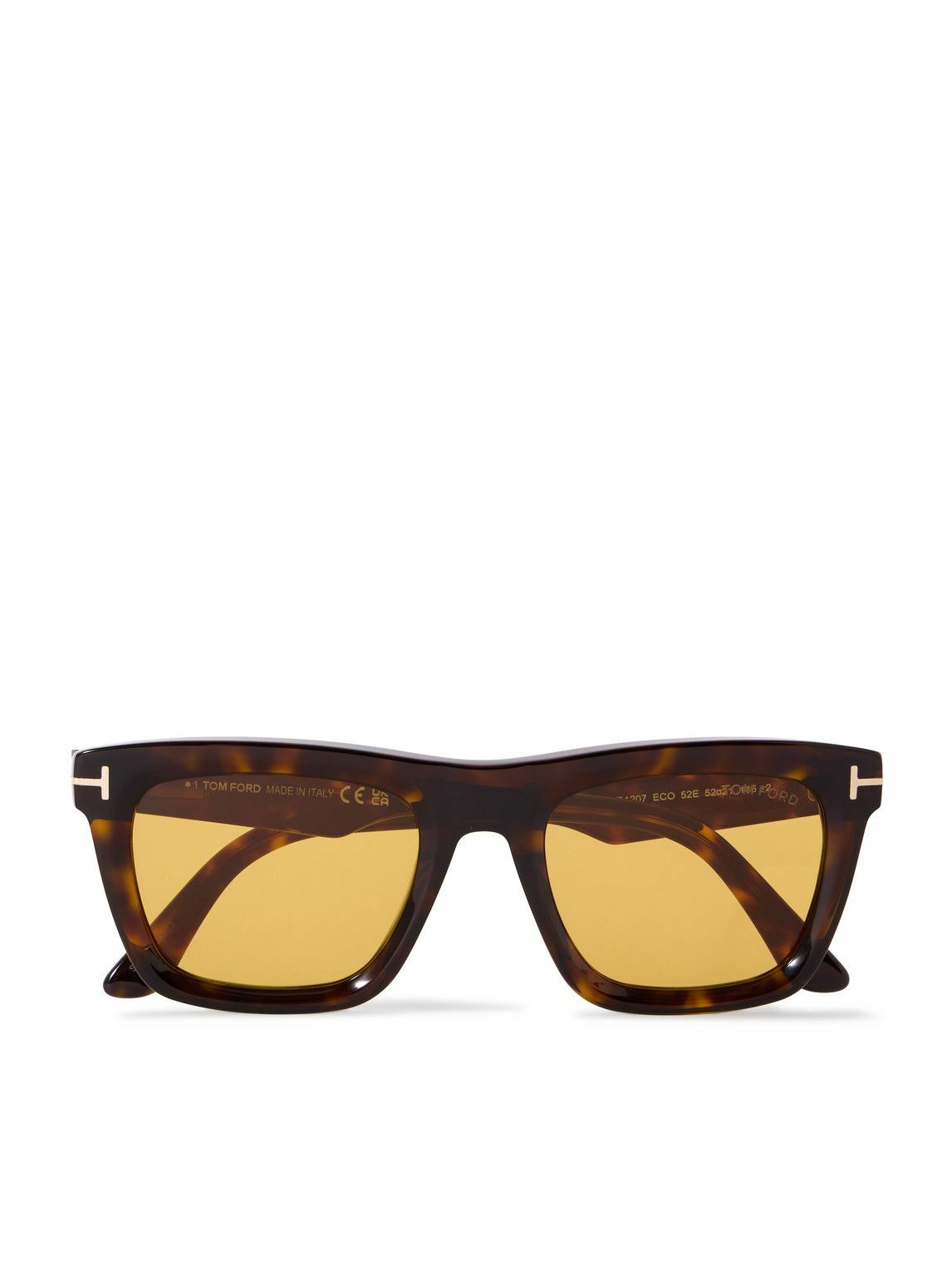 TOM FORD - Lelio Square-Frame Tortoiseshell Acetate Sunglasses
