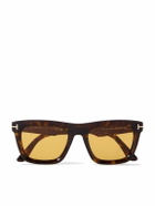 TOM FORD - Lelio Square-Frame Tortoiseshell Acetate Sunglasses