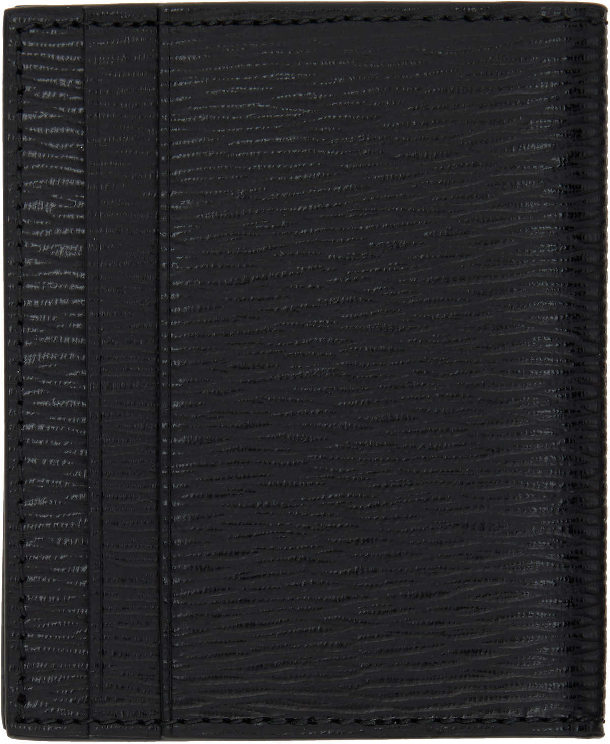 Ferragamo Black Gancini Credit Card Holder