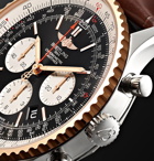 Breitling - Navitimer 1 Chronograph 46mm Steel, Red Gold and Crocodile Watch - Men - Black