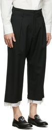 Sulvam Black Classic Trousers