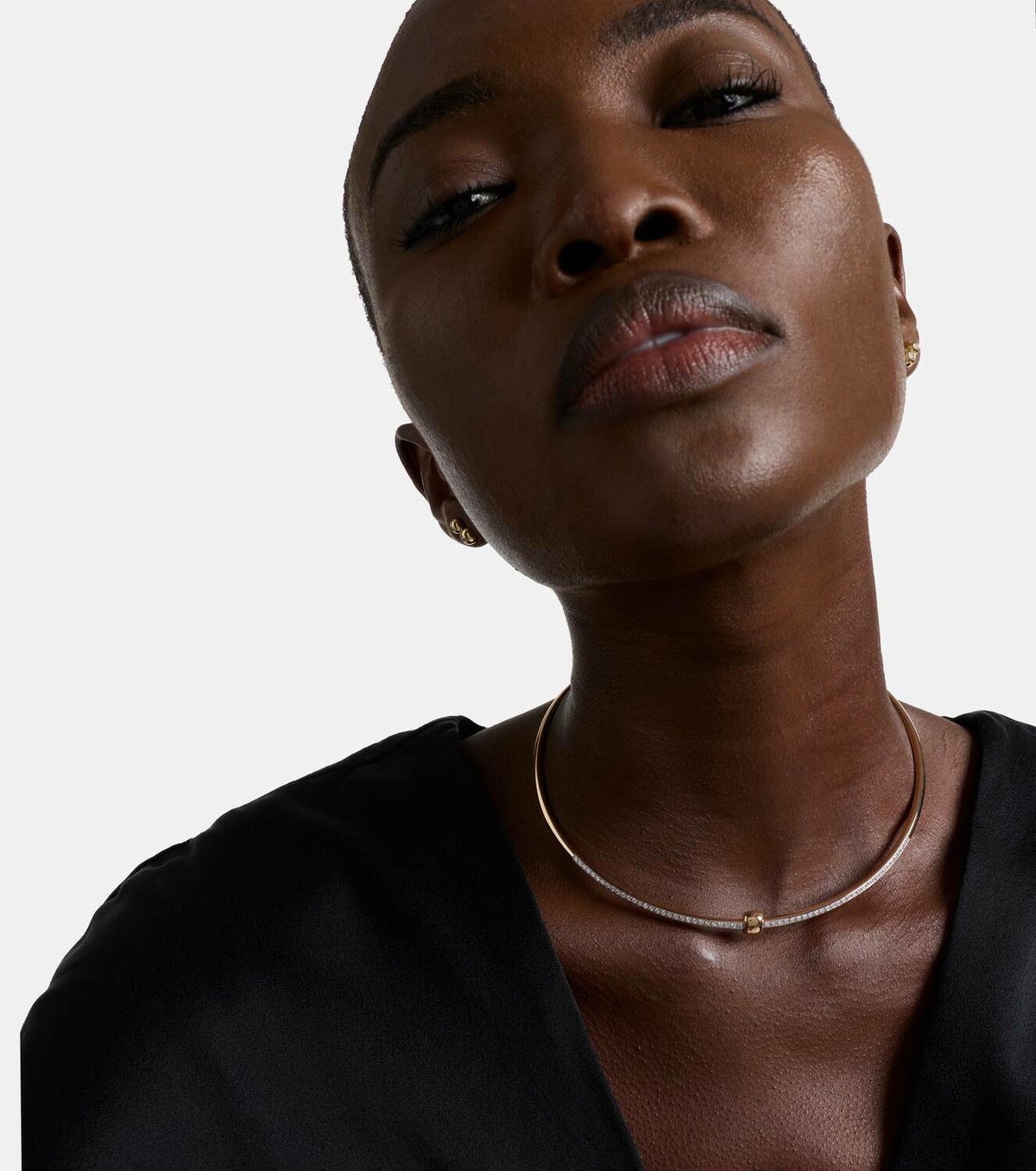 Pomellato Together 18kt rose gold choker with diamonds
